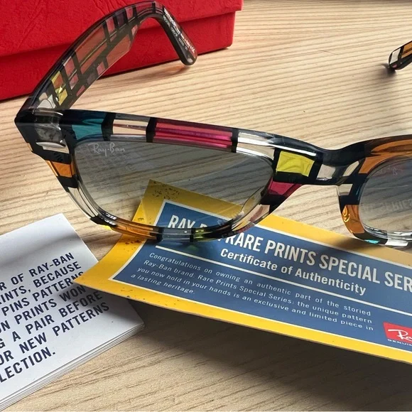 Ray-Ban Multicolor Rare Print Special Series Geometric Glasses Ray-Ban Multicolor Rare Print Special Series Geometric Glasses main image 2